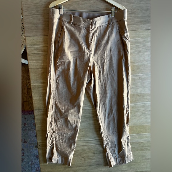 Lane Bryant 4-Season Signature Fit Ankle CORE Dress Pants 18W Tan Slim Trousers - Picture 4 of 10